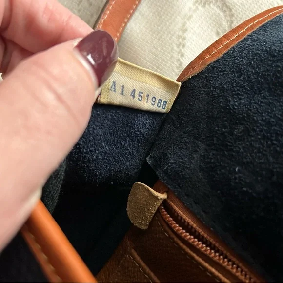 Dooney & Bourke Navy and Tan Crossbody Bag - Picture 12 of 15